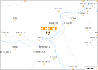 map of Chacane