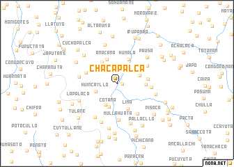 map of Chacapalca