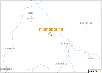 map of Chacapalca