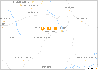 map of Chácara