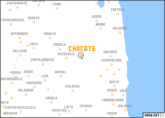map of Chacate