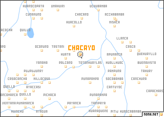 map of Chacayo