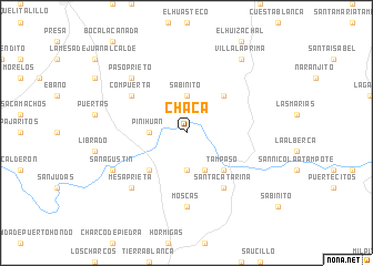 map of Chaca