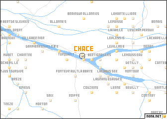 map of Chacé