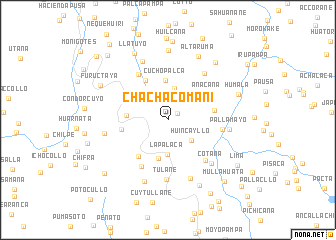 map of Chachacomani