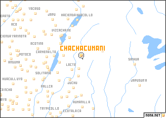 map of Chachacumani
