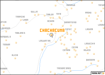 map of Chachacuma