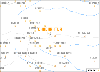 map of Chachaxtla