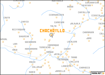 map of Chachayllo