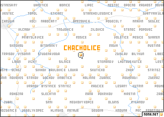 map of Chacholice