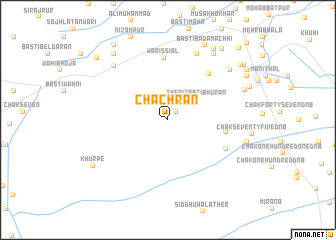 map of Chāchrān