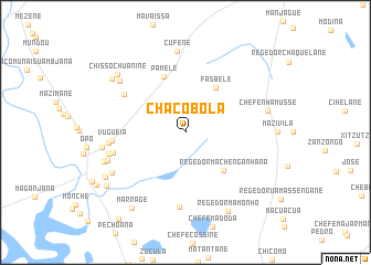 map of Chaco-bola