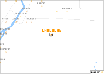 map of Chacoche
