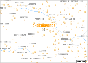 map of Chaco Grande