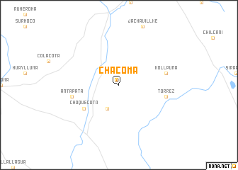 map of Chacoma