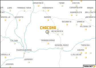 map of Chacoma