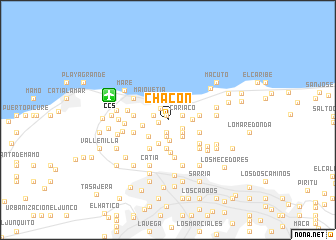 map of Chacón