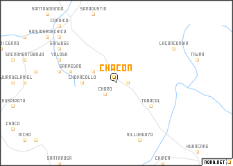 map of Chacón