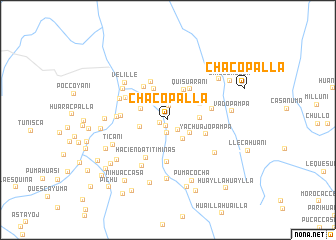 map of Chacopalla