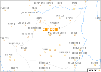 map of Chacori