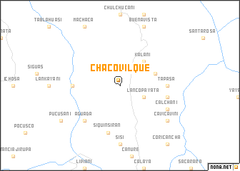 map of Chacovilque