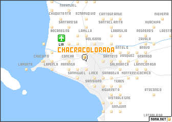 map of Chacra Colorada