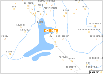 map of Chacté