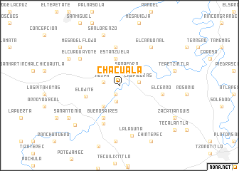 map of Chacuala