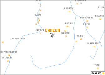 map of Chácua