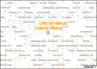 map of Chacuey Abajo