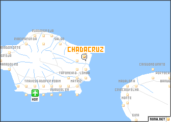 map of Chã da Cruz