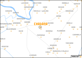 map of Chadana