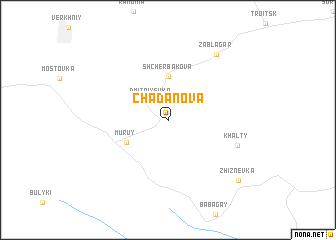 map of Chadanova