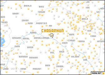 map of Chadarhūn