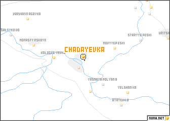 map of Chadayevka