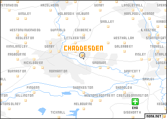 map of Chaddesden