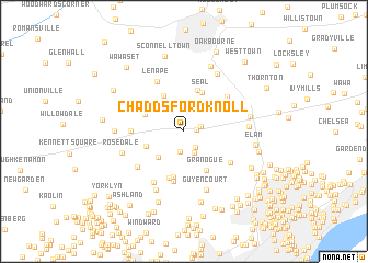 map of Chadds Ford Knoll