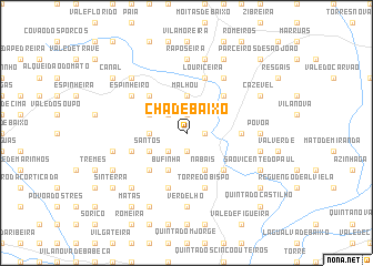 map of Chã de Baixo