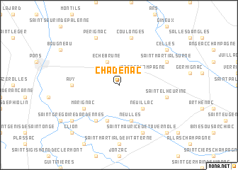 map of Chadenac