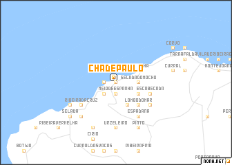 map of Chã de Paulo