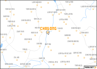 map of Chadong