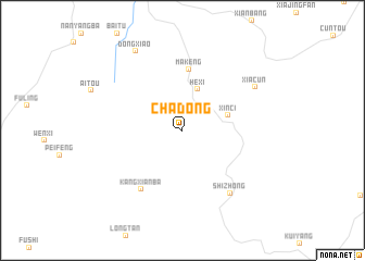 map of Chadong