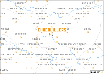 map of Chadouillers