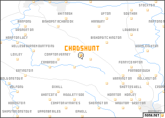 map of Chadshunt
