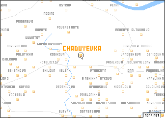 map of Chaduyevka
