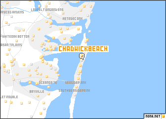 map of Chadwick Beach