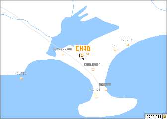 map of Chad