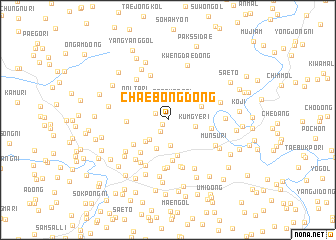 map of Chaebong-dong