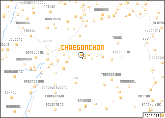 map of Chaegŏn-ch\