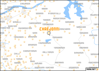 map of Chaejŏn-ni